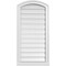 Ekena Millwork Arch Top Surface Mount PVC Gable Vent w/ 2"W x 2"P Brickmould Sill Frame, 18"W x 34"H GVPAR18X3403SN - alternate 1